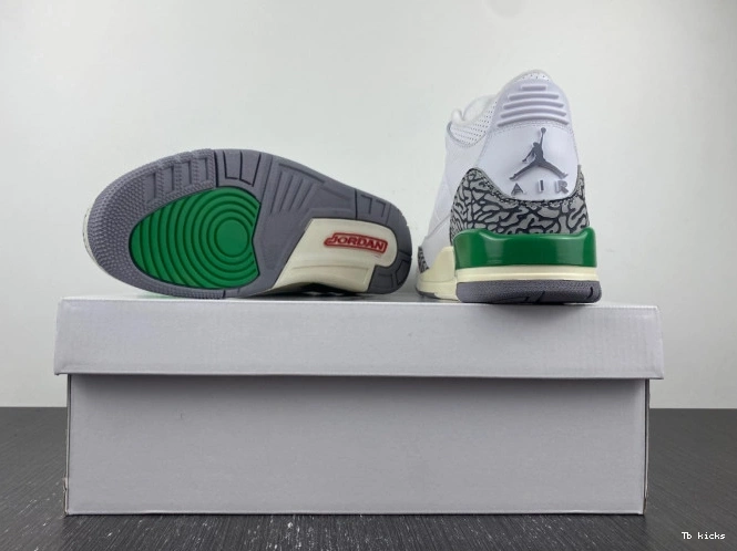 Reps TBK Retro Jordan CK9246-136 3 Green (W) Lucky 0810